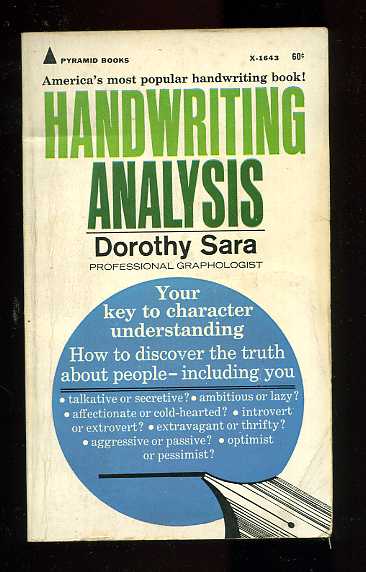 Image for HANDWRITING ANALYSIS