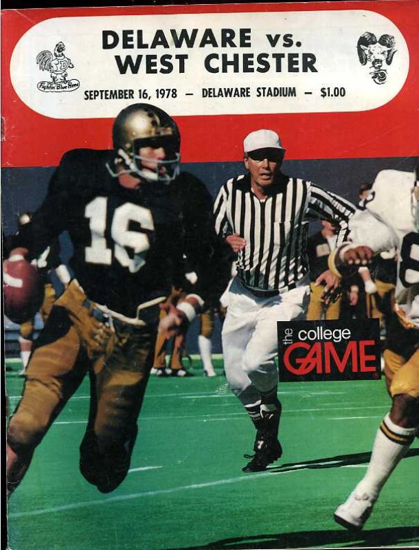 Image for DELAWARE VS WEST CHESTER Sept 16, 1978 Sports Program