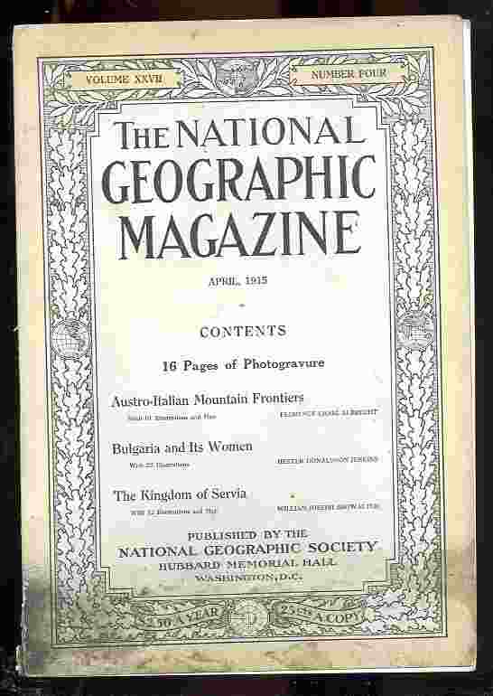 Image for The National Geographic Magazine.Volume XXVII.Number Four.April,1915