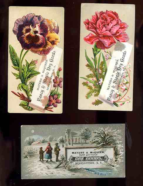Image for 2 ANTIQUE BAKERY ADVERTISING CARDS 1880'S