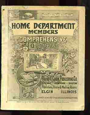 Image for THE COMPREHENSIVE QUARTERLY, HOME DEPARTMENT MEMBERS, July 1922