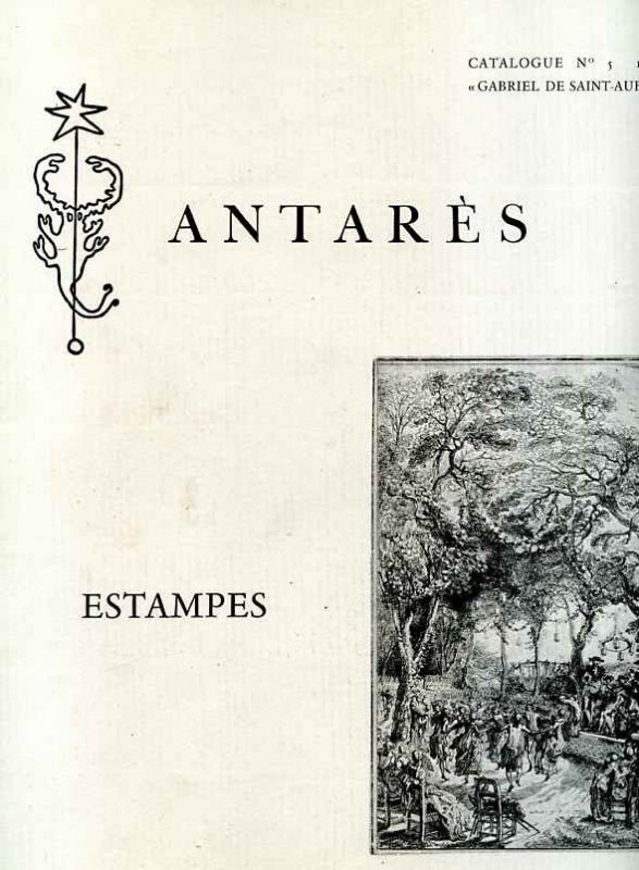 Image for ANTARES. ESTAMPES DU XVIE (XVI) AU XXE(XX) SIECLE Catalogue No.35