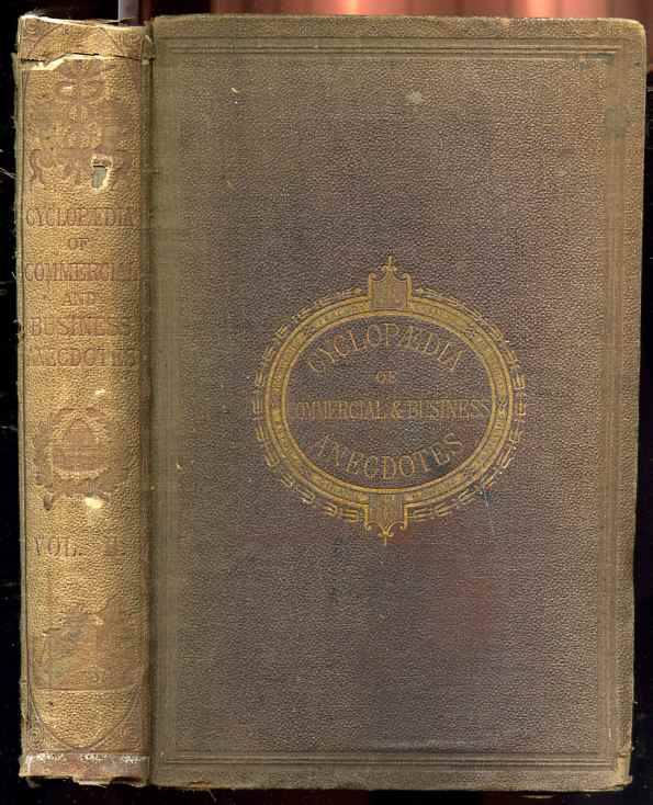 Image for CYCLOPAEDIA OF COMMERCIAL AND BUSINESS ANECDOTES; VOL. II