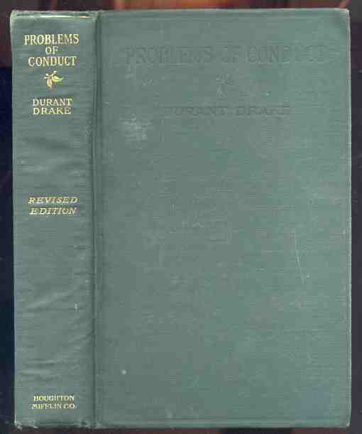 Image for PROBLEMS OF CONDUCT; AN INTRODUCTORY SURVEY OF ETHICS