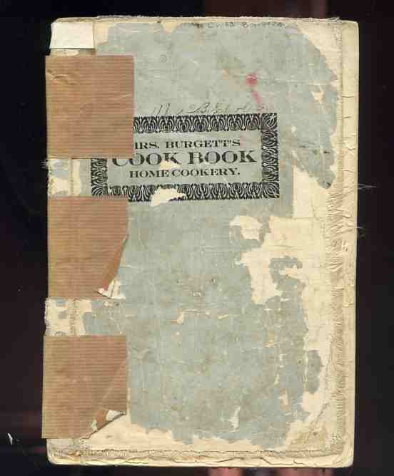 Image for HOME COOKERY A Book of Home Recipes