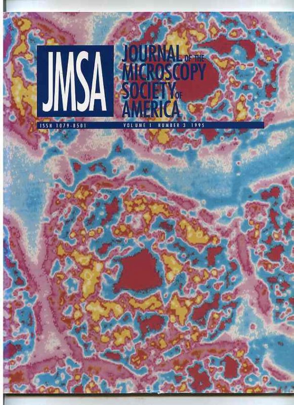 Image for JMSA: JOURNAL OF THE MICROSCOPY SOCIETY OF AMERICA: Volume 1 Number 3 1995