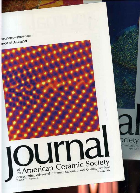 Image for JOURNAL OF THE AMERICAN CERAMIC SOCIETY 1994 Incorporating Advanced Ceramic Materials and Communications: Volume 77, Nos 2-4, 8-9, 11-12; Feb-April, August-Sept, Nov-December