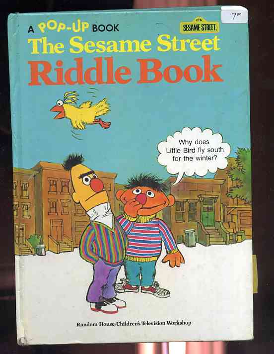 . THE SESAME STREET RIDDLE BOOK (POP-UP BOOK ; 11) Image for . THE SESAME STREET RIDDLE BOOK (POP-UP BOOK ; 11)