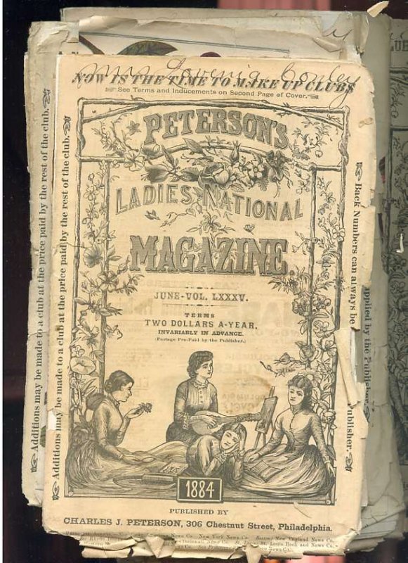 Image for PETERSON'S LADIES NATIONAL MAGAZINE. ISSUE OF JULY , OCTOBER, FEBRUARY 1884, Vol LXXXVI, LXXXV (3 Copies) , LXXXVI Etc (7 Copies)