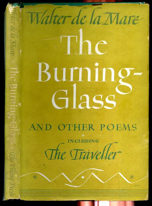 Image for THE BURNING-GLASS AND OTHER POEMS INCLUDING THE TRAVELLER