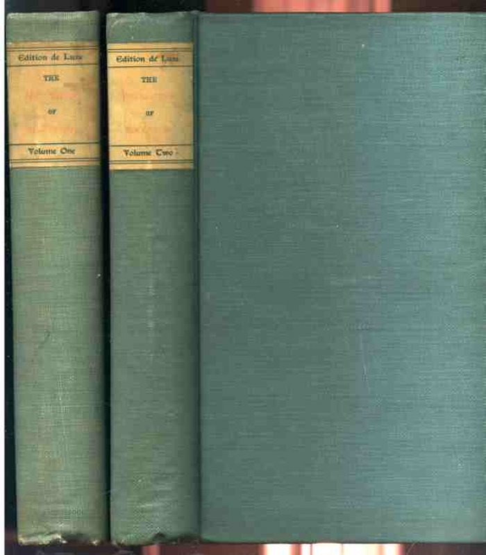 Image for THE CONFESSIONS OF JOHN JACQUES RUSSEAU Completely Translated Into English-Complete in Two-Volumes