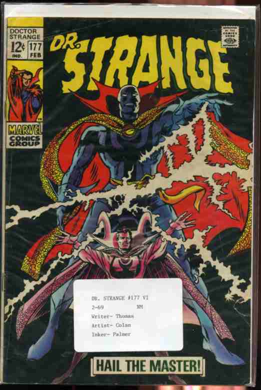 Image for DOCTOR STRANGE FEB 1969 NO. 177 COMIC "Hail the Master", the First Appearance of a New Costume 12c