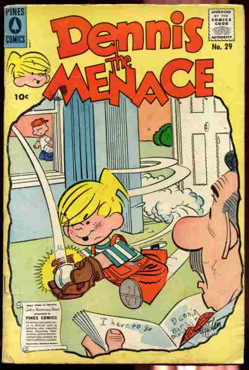 Image for DENNIS THE MENACE NO. 29 1958 COMIC 10c
