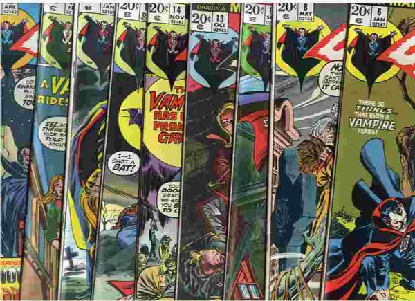 Image for Tomb Of Dracula April 1973 On Nos 6, 8, 12 Through 17, 19, 21. 10 Comics