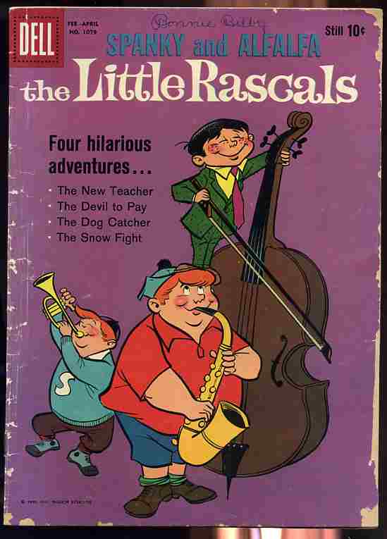 Image for THE LITTLE RASCALS (SPANKY AND ALFALFA) NO. 1079 FEBRUARY -- APRIL, 1960 Comic Books (Four-Color)