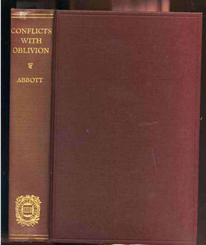 Image for CONFLICTS WITH OBLIVION.