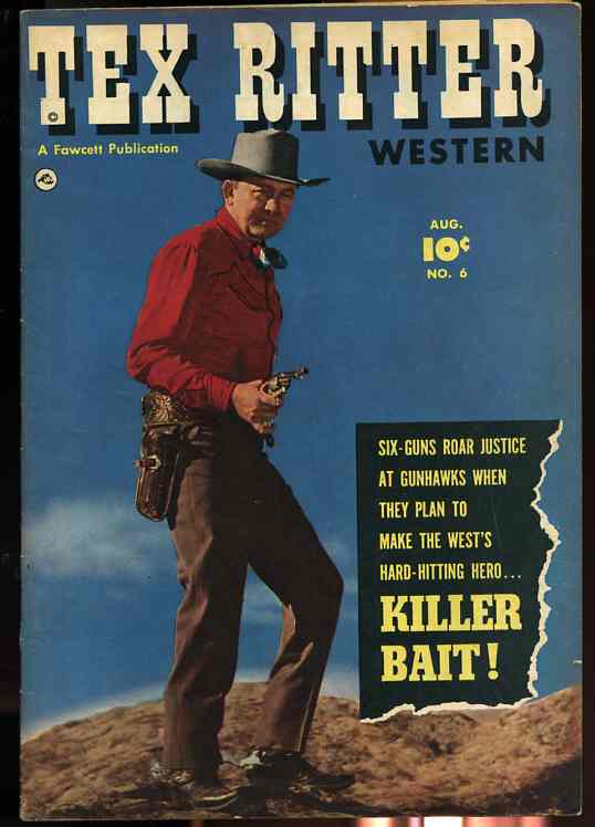 Image for TEX RITTER WESTERN NUMBER SIX AUGUST 1951 Comics, Comic