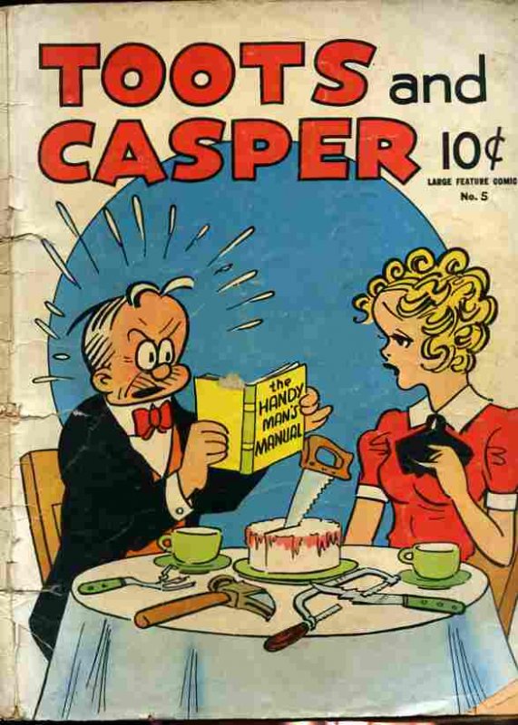 Image for TOOTS AND CASPER NUMBER 5 1942 LARGE FEATURE COMIC Comics, Comic