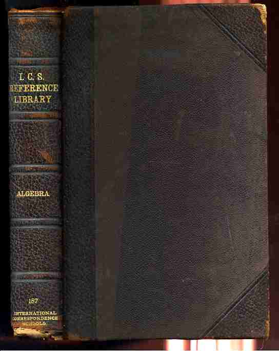 Image for I. C. S. REFERENCE LIBRARY , ALGEBRA