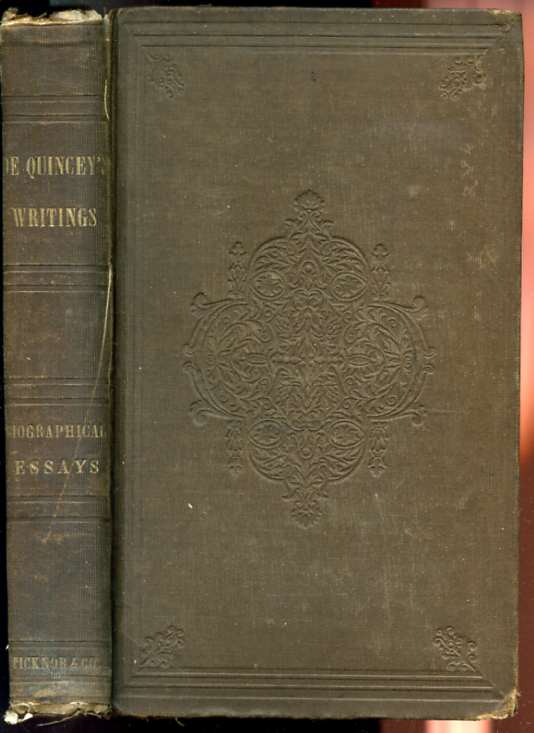 Image for BIOGRAPHICAL ESSAYS