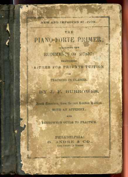 Image for THE PIANO-FORTE PRIMER CONTAINING THE RUDIMENTS OF MUSIC: CALCULATED EITHER FOR PRIVATE TUITION OR TEACHING AND CLASSES, 10TH AMERICAN, FROM THE LAST LONDON EDITION, WITH AN APPENDIX