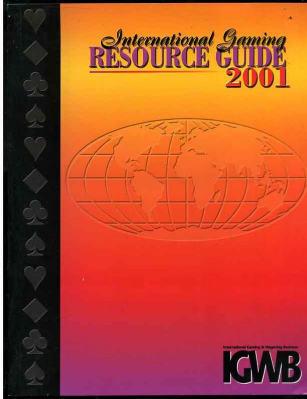 Image for INTERNATIONAL GAMING RESOURCE GUIDE 2001