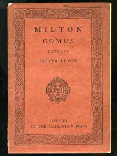 Image for COMUS Edited with Notes