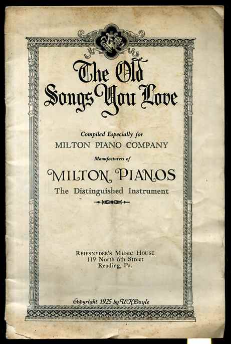 Image for THE OLD SONGS YOU LOVE