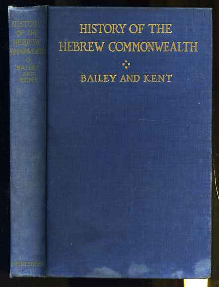 Image for HISTORY OF THE HEBREW COMMONWEALTH. With Color Foldout Map with Maps and Illustrations
