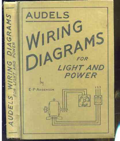 Image for AUDEL'S WIRING DIAGRAMS FOR LIGHT AND POWER