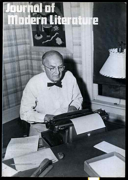 Image for JOURNAL OF MODERN LITERATURE: VOLUME ONE NUMBER FOUR