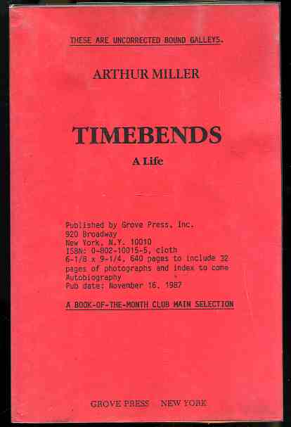 TIMEBENDS: A LIFE (Uncorrected Bound Galleys) Image for TIMEBENDS: A LIFE (Uncorrected Bound Galleys)