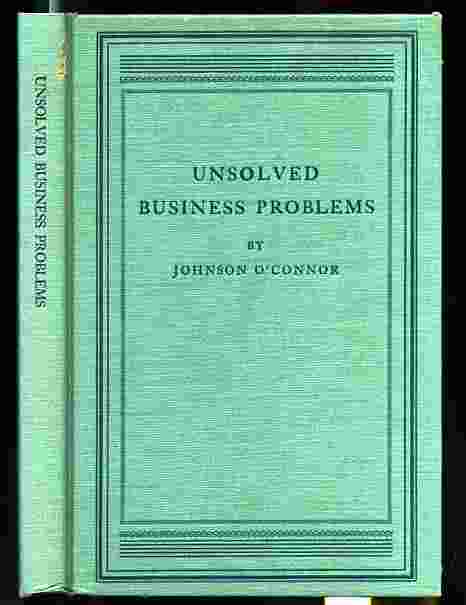 Image for UNSOLVED BUSINESS PROBLEMS
