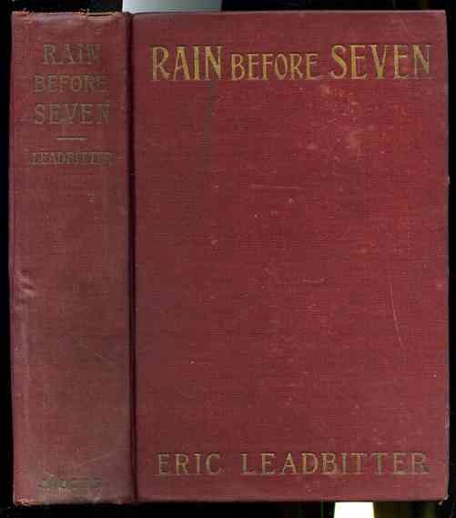 Image for RAIN BEFORE SEVEN "Rain before Seven, Fine before Eleven"