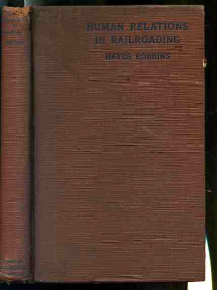 Image for HUMAN RELATIONS IN RAILROADING