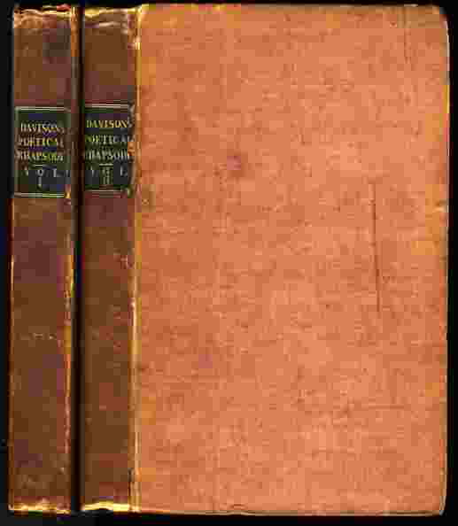 Image for THE POETICAL RHAPSODY: TO WHICH ARE ADDED, SEVERAL OTHER PIECES BY FRANCIS DAVISON WITH MEMOIRS AND NOTES, BY NICHOLAS HARRIS NICOLAS FELLOW OF THE SOCIETY OF ANTIQUARIES. ESQ (Complete in 2 Vols)