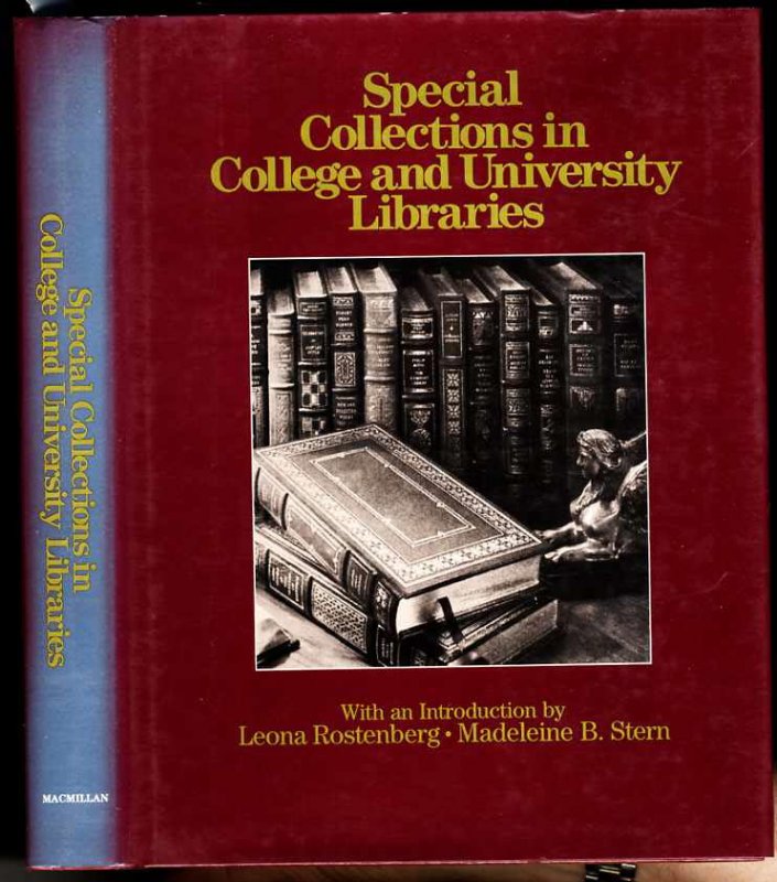 Image for SPECIAL COLLECTIONS IN COLLEGE AND UNIVERSITY LIBRARIES.