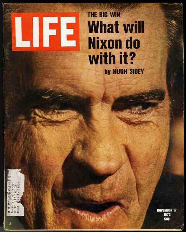 Image for LIFE MAGAZINE November 17, 1972 Nixon Wins, What Will He Do with It?