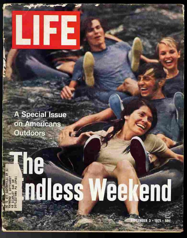 Image for LIFE MAGAZINE September 3 1971 the Endless Weekend America's Outdoors