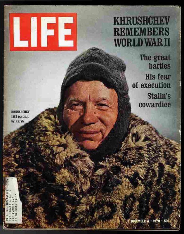 Image for LIFE MAGAZINE December 4, 1970 Kruscheve remembers WW II
