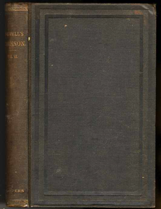 Image for THE LIFE OF SAMUEL JOHNSON, INCLUDING A JOURNAL OF A TOUR TO THE HEBRIDES (Vol II Only of 2)