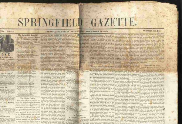 Image for SPRINGFIELD GAZETTE (NEWSPAPER)