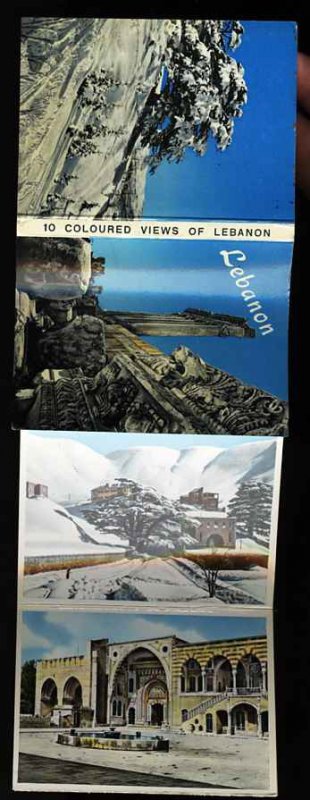 Image for 10 COLORED VIEWS OF LEBANON 10 Detachable Cards