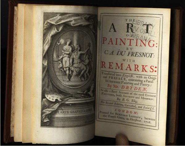 Image for THE ART OF PAINTING: BY C. A. DU FRESNOY: WITH REMARKS: TRANSLATED INTO ENGLISH, WITH AN ORIGINAL PREFACE, CONTAINING A PARALLEL BETWEEN PAINTING AND POETRY: BY MR. DRYDEN. AS ALSO A SHORT ACCOUNT OF THE MOST EMINENT PAINTERS, BOTH ANCIENT AND MODERN: BY The Second Edition, Corrected, and Enlarg'd.