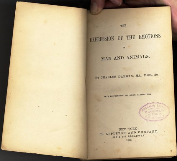 Image for THE EXPRESSION OF THE EMOTION IN MAN AND ANIMAL With Photographic and Other Illustrations