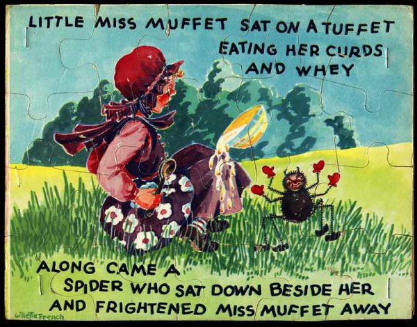 Image for TWO CHILDREN'S PUZZLES; FARM ANIMALS, LITTLE MISS MUFFET