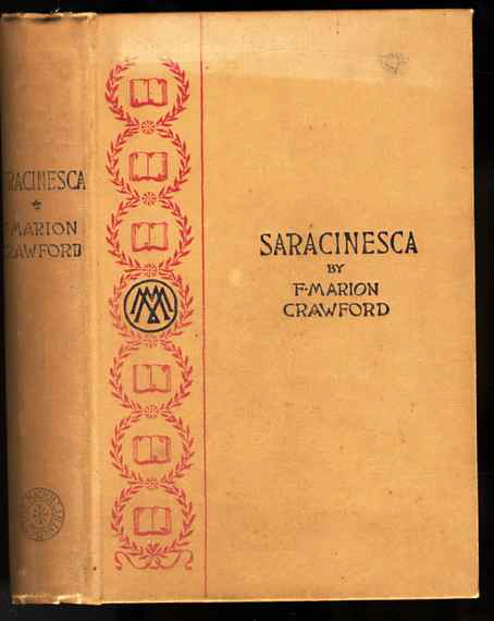 Image for SARACINESCA, A NOVEL
