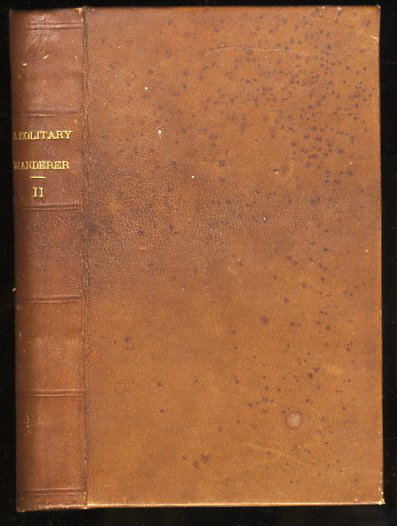 Image for THE LETTERS OF A SOLITARY WANDERER : CONTAINING NARRATIVES OF VARIOUS DESCRIPTION (Vol II Only of Two)