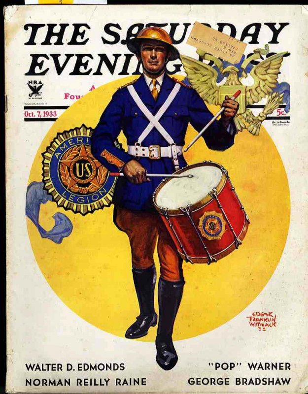 Image for THE SATURDAY EVENING POST. ISSUE OF OCT 7 1933