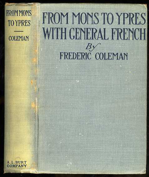 Image for FROM MONS TO YPRES WITH GENERAL FRENCH -A PERSONAL NARRATIVE